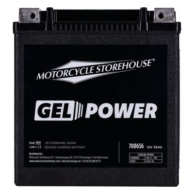 Batteri MCS Nano GEL 416CCA 12V 30Ah FLT/Touring 97-26