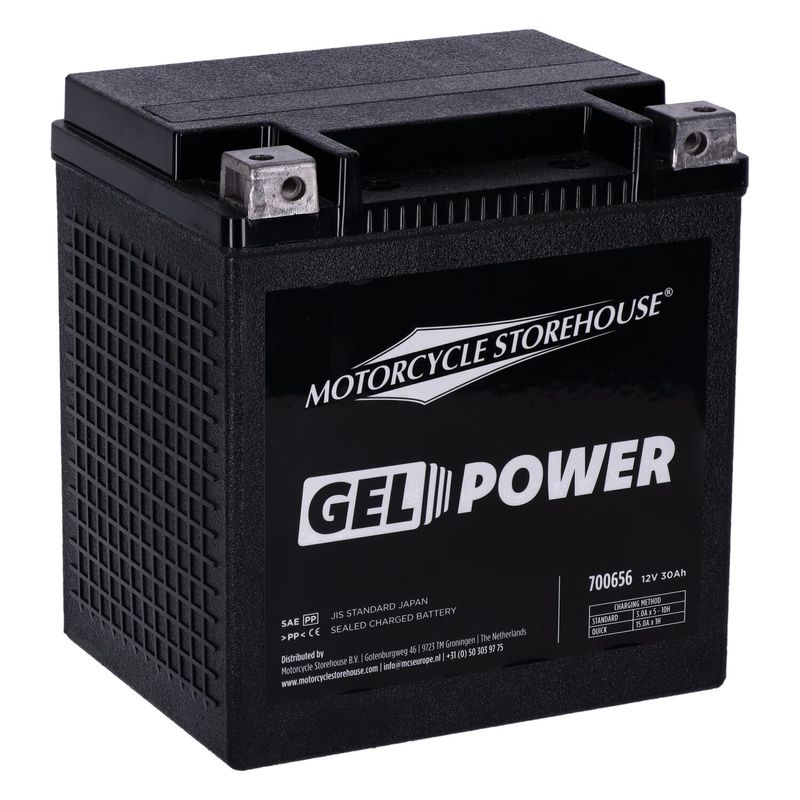 Batteri MCS Nano GEL 416CCA 12V 30Ah FLT/Touring 97-26
