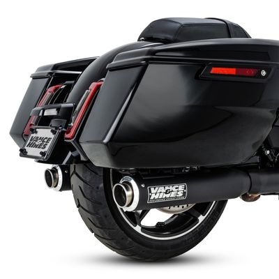 Slip-on ljuddämpare Vance & Hines V&H Supersport 400 svart FLT/Touring 17-26