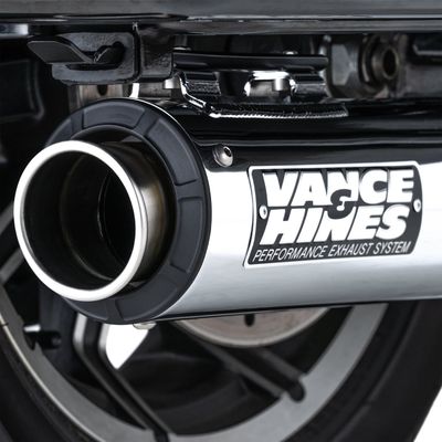 Slip-on ljuddämpare Vance & Hines V&H Supersport 400 krom FLT/Touring 17-26