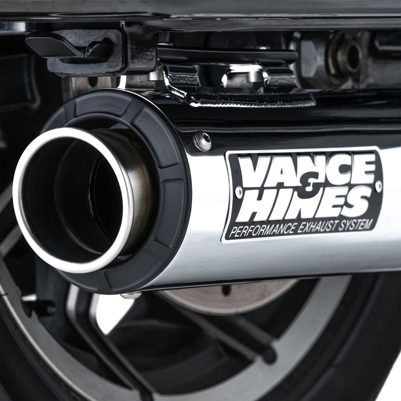Slip-on ljuddämpare Vance & Hines V&H Supersport 400 krom FLT/Touring 17-26