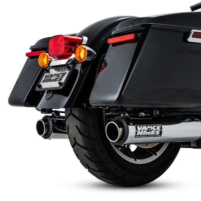 Slip-on ljuddämpare Vance & Hines V&H Supersport 400 krom FLT/Touring 17-26