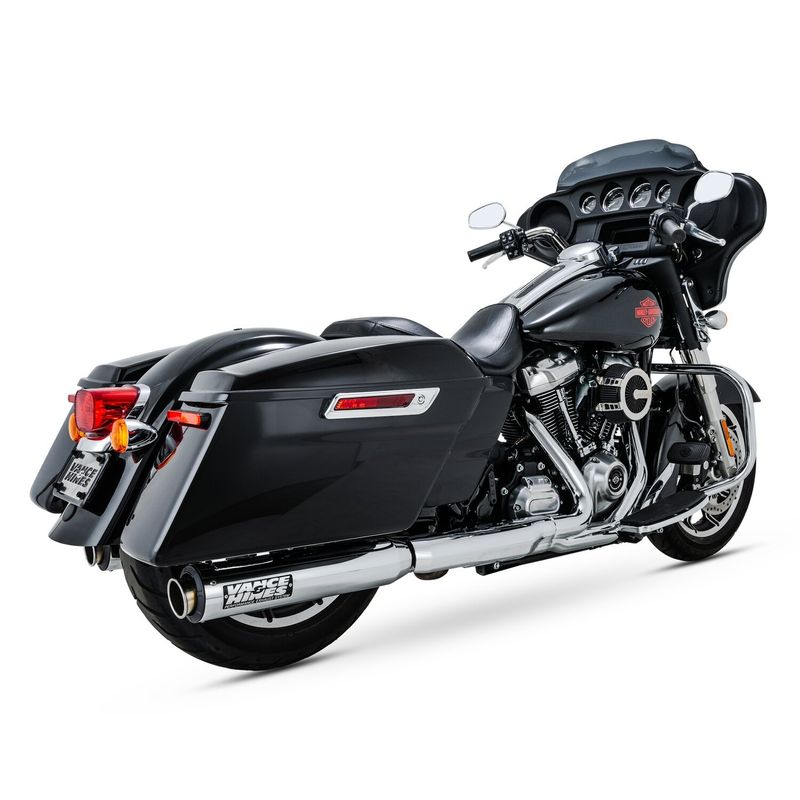 Slip-on ljuddämpare Vance & Hines V&H Supersport 400 krom FLT/Touring 17-26