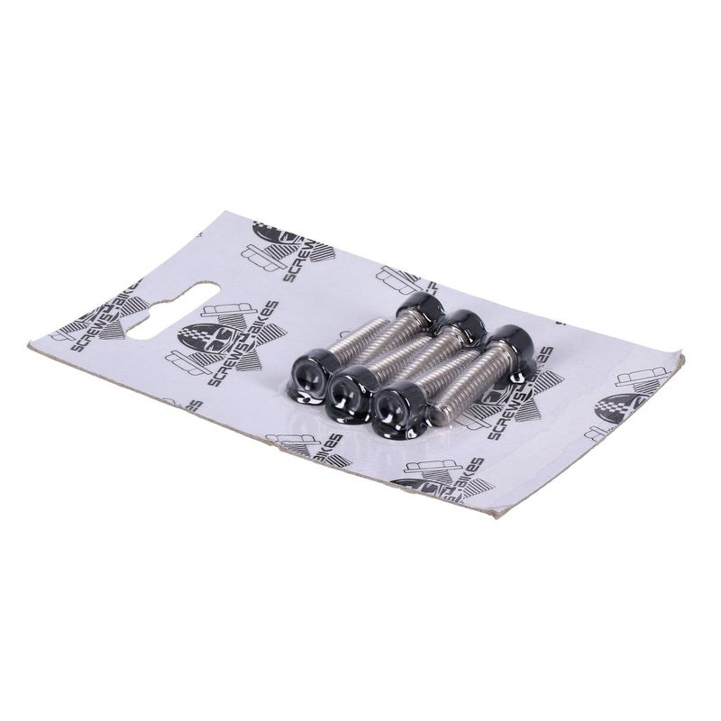 Bultsats Screws4Bikes Softail 07-25 blanksvart