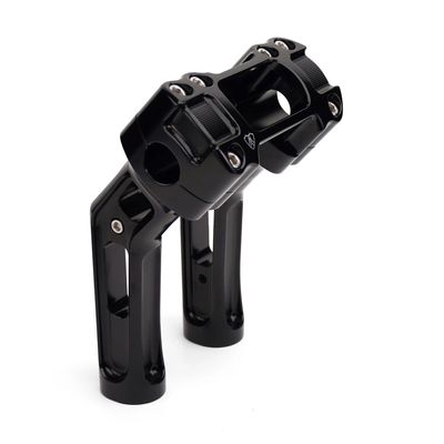 Risers Arlen Ness Method 7" svart Softail with OEM digital gauge