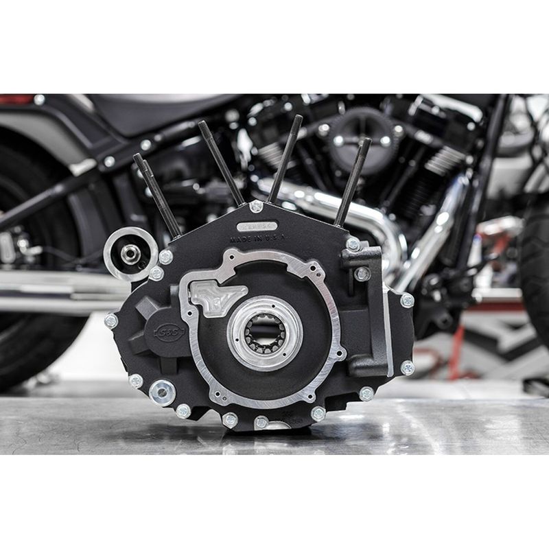 Vevhus S&S MK-Series svart M8 Softail 18-26