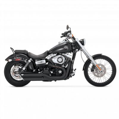 Ljuddämpare Vance & Hines Twin PCX 3" svart Softail FLHC Heritage Classic m.fl.