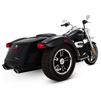 Slip-on ljuddämpare Vance & Hines Twin Slash 4" rund