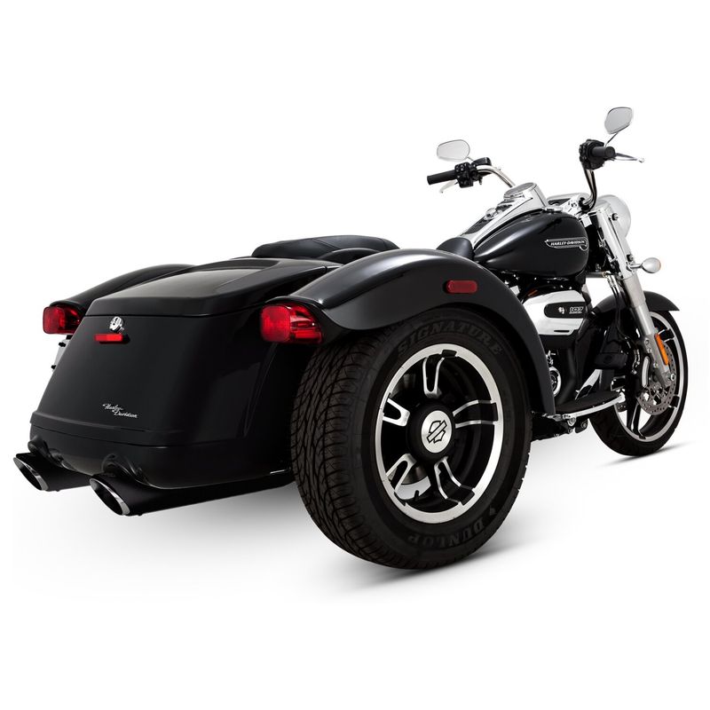 Slip-on ljuddämpare Vance & Hines Twin Slash 4" rund