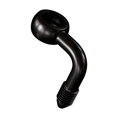 Banjokoppling Goodridge Slimline 90 3/8" svart