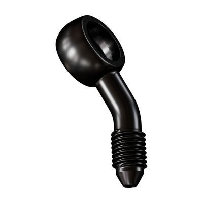 Banjokoppling Goodridge Slimline M10 3/8" vänster svart