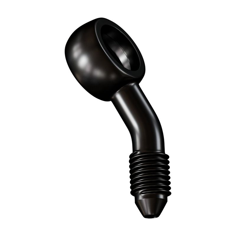 Banjokoppling Goodridge Slimline M10 3/8" vänster svart