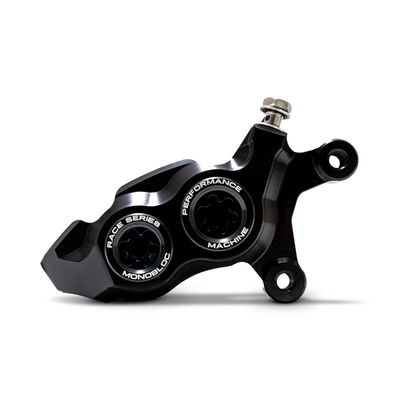 Bromsok fram Performance Machine PM 4 P Monobloc höger Softail 15-26 svart