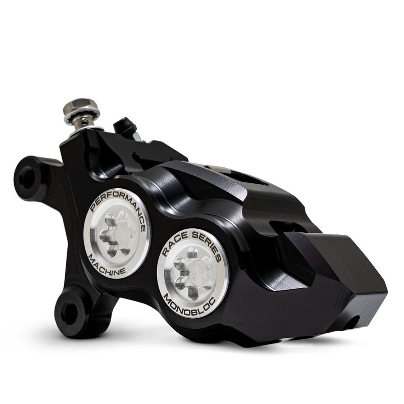 Bromsok fram Performance Machine PM 4 P Monobloc vänster Softail 15-26 klar
