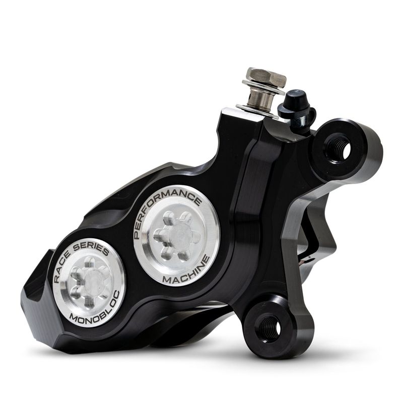 Bromsok fram Performance Machine PM 4 P Monobloc höger Softail 15-26 klar