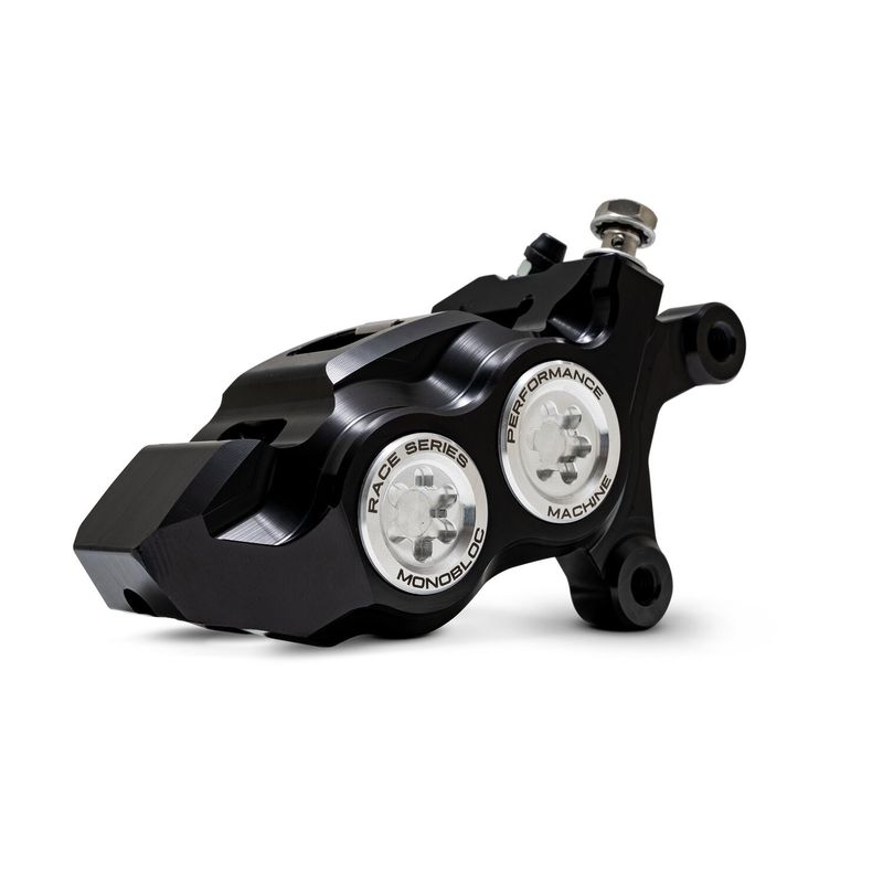 Bromsok fram Performance Machine PM 4 P Monobloc höger Softail 15-26 klar