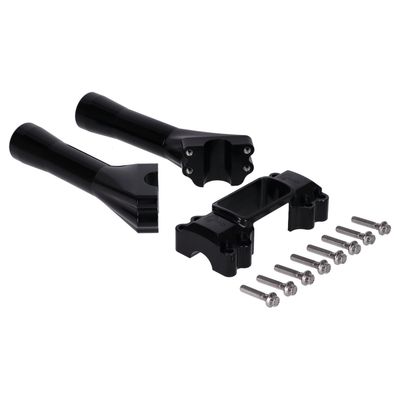 Risers Indian Larry Motorcycles M8 Softail Brawler 6" svart FXBB Street Bob 107 18-20