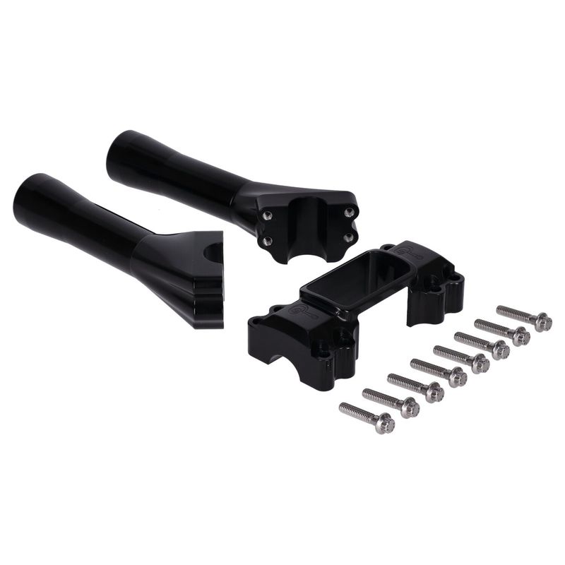 Risers Indian Larry Motorcycles M8 Softail Brawler 6" svart FXBB Street Bob 107 18-20