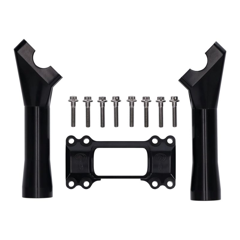 Risers Indian Larry Motorcycles M8 Softail Brawler 6" svart FXBB Street Bob 107 18-20