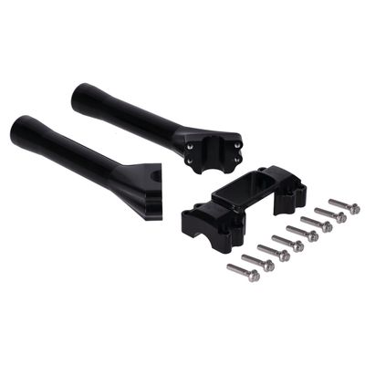 Risers Indian Larry Motorcycles M8 Softail Brawler 8" svart FXBB Street Bob 107 18-20