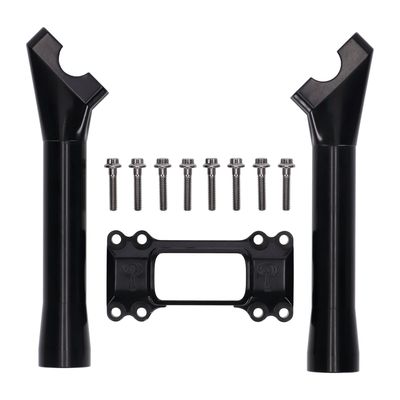 Risers Indian Larry Motorcycles M8 Softail Brawler 8" svart FXBB Street Bob 107 18-20