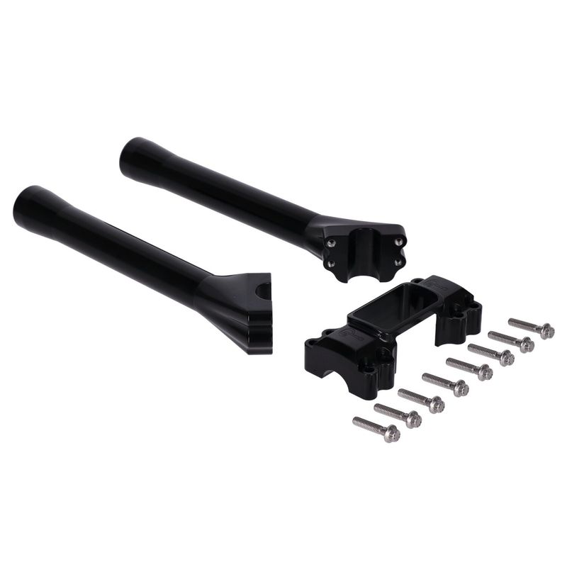 Risers Indian Larry Motorcycles M8 Softail Brawler 10" svart FXBB Street Bob 107 18-20
