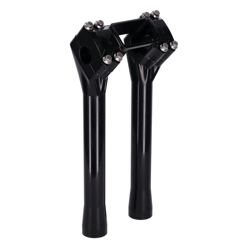 Risers Indian Larry Motorcycles M8 Softail Brawler 10" svart FXBB Street Bob 107 18-20