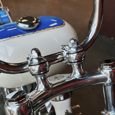 Risers Indian Larry Motorcycles Throwback 2" polerad aluminium