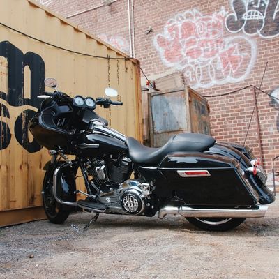 Styrklammer Indian Larry Motorcycles Brawler Glide 10" svart 2015 - 2023 Road Glides