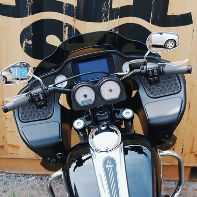 Styrklammer Indian Larry Motorcycles Brawler Glide 10" svart 2015 - 2023 Road Glides
