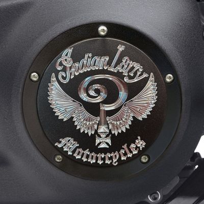 Derbylock Indian Larry Motorcycles mattsvart Softail 19-26