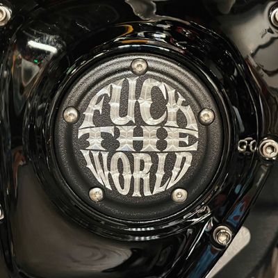 Kåpa Indian Larry Motorcycles FTW 5 mattsvart Twin Cam 99-17