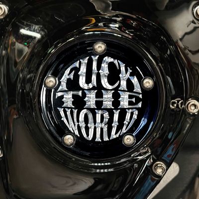 Kåpa Indian Larry Motorcycles FTW 5 blanksvart Twin Cam 99-17