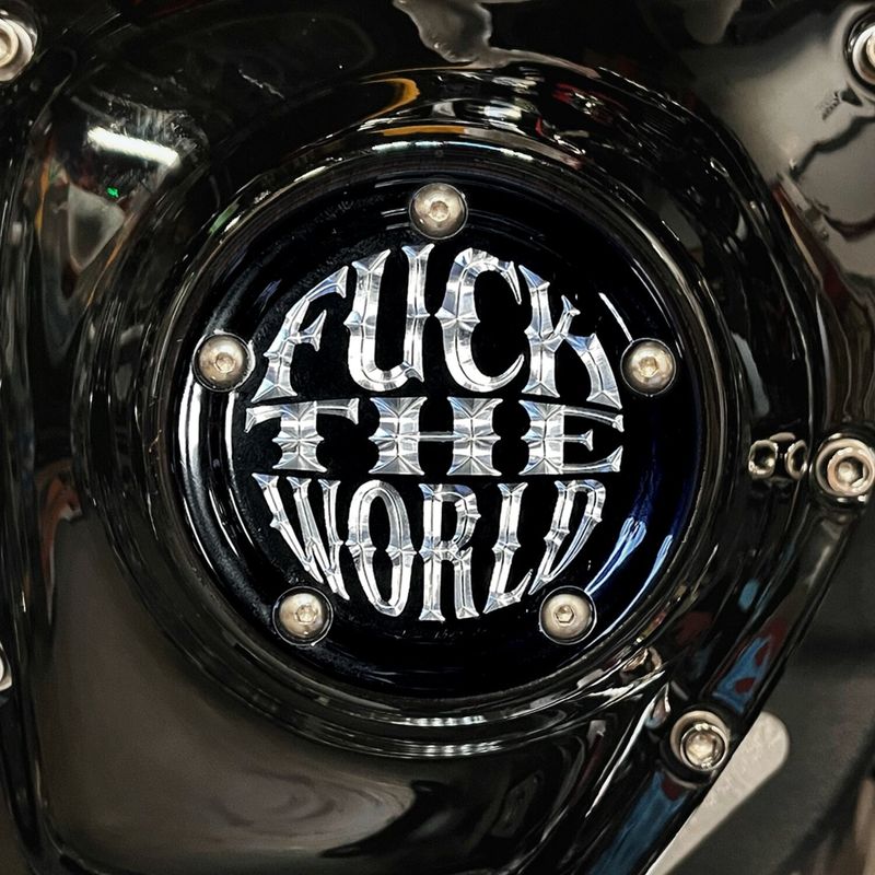 Kåpa Indian Larry Motorcycles FTW 5 blanksvart Twin Cam 99-17