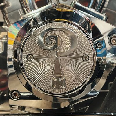 Kåpa Indian Larry Motorcycles Question Mark 2 aluminium big Twin 70-99