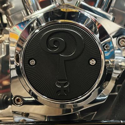 Kåpa Indian Larry Motorcycles Question Mark 2 svart big Twin 70-99