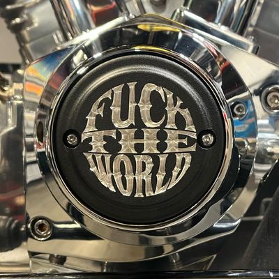 Kåpa Indian Larry Motorcycles FTW 5 mattsvart big Twin 70-99