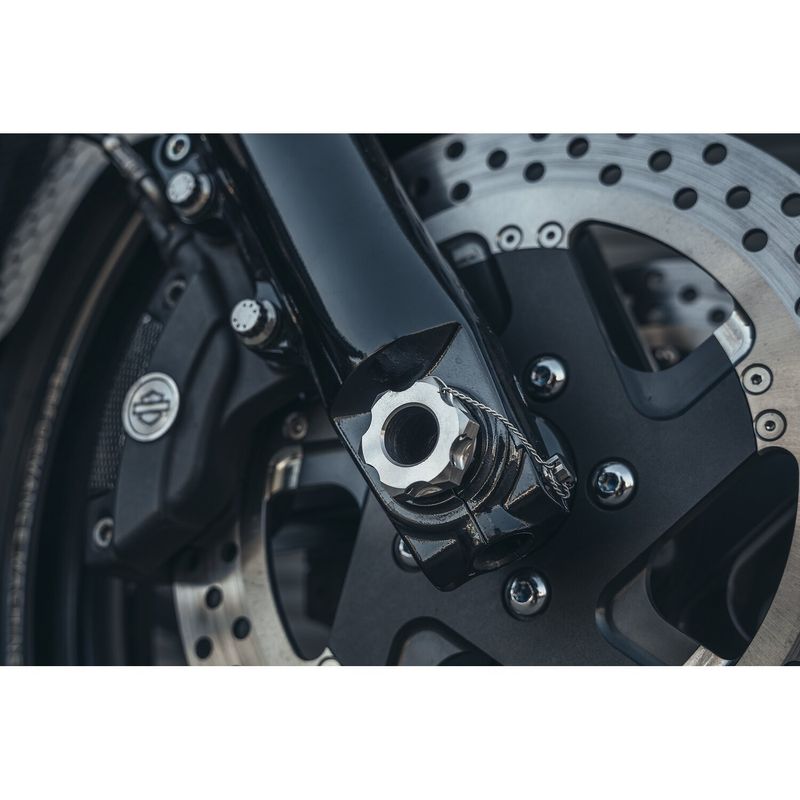 Hjulaxel fram Trask Performance titan FLT/Touring 08-25