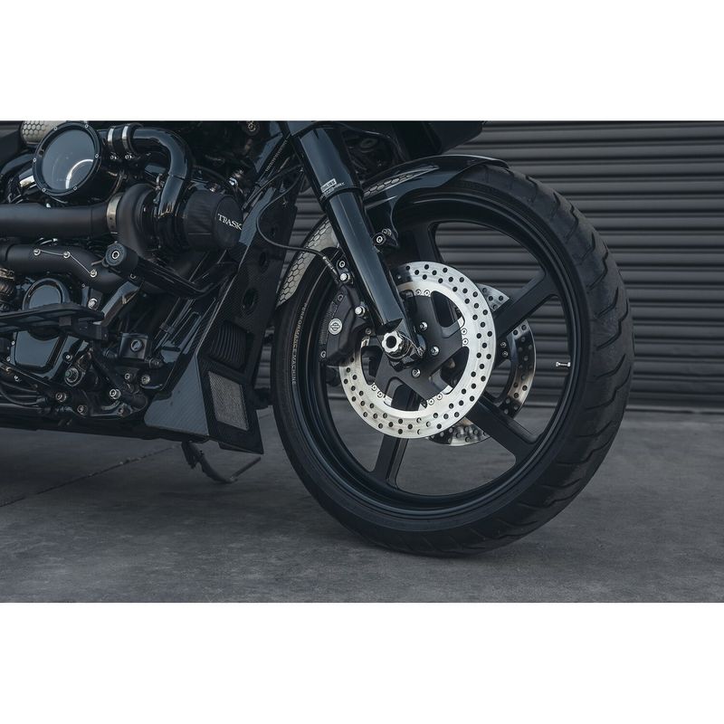 Hjulaxel fram Trask Performance titan FLT/Touring 08-25