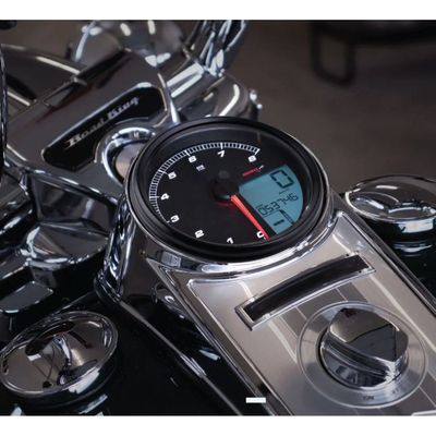 Varvräknare hastighetsmätare Koso HD-05 svart Softail 11-17