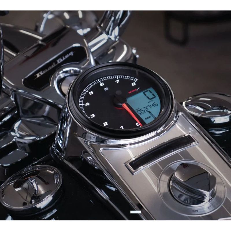 Varvräknare hastighetsmätare Koso HD-05 svart Softail 11-17