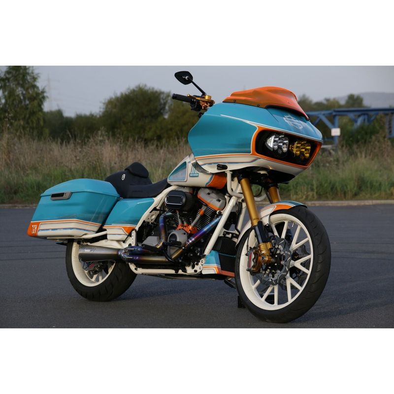 Avgassystem Kodlin Next Level 2 1 titan FLT/Touring 17-25