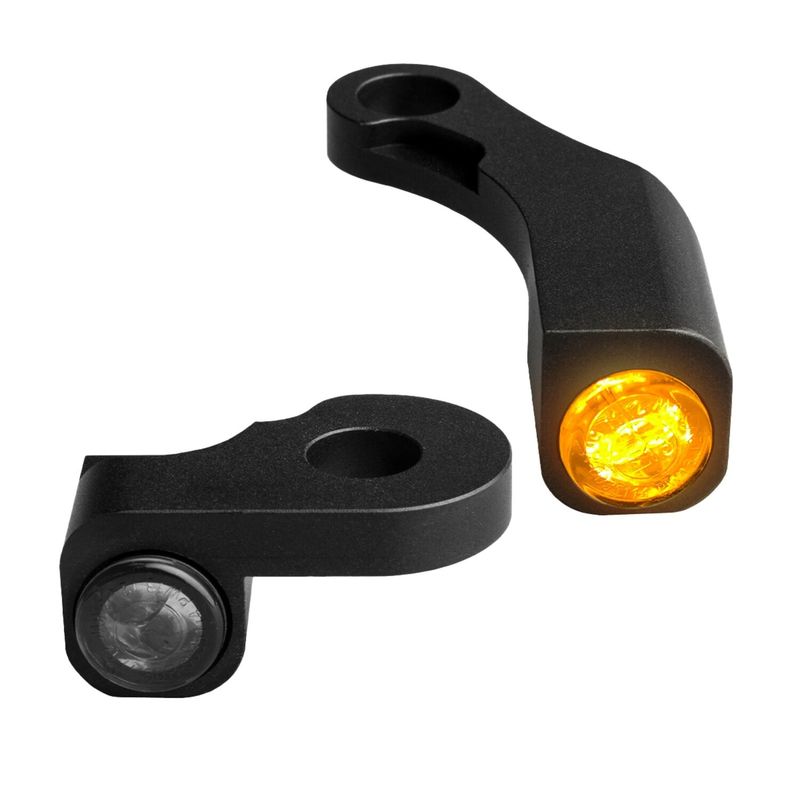 Blinkers styre HeinzBikes Nano PL svart Softail 25-26 HBTSN-FL25