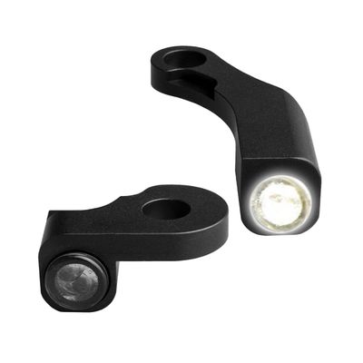 Blinkers styre HeinzBikes Nano PL svart Softail 25-26 HBTSN-FL25-PL