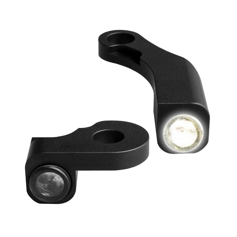 Blinkers styre HeinzBikes Nano PL svart Softail 25-26 HBTSN-FL25-PL