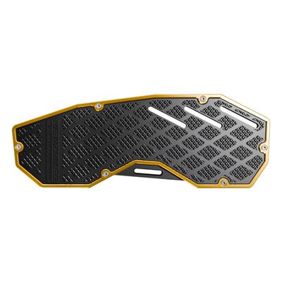 Fotplattor HeinzBikes Performance FL Softail 86-17 svart/guld