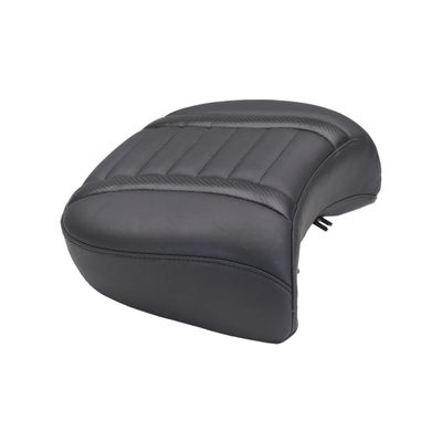 Passagerarsadel Mustang Touring bred svart CVO Road Glide 23-25