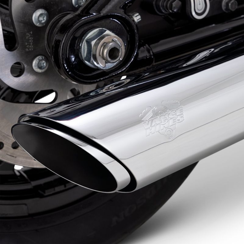 Slip-on ljuddämpare Vance & Hines Twin Slash krom