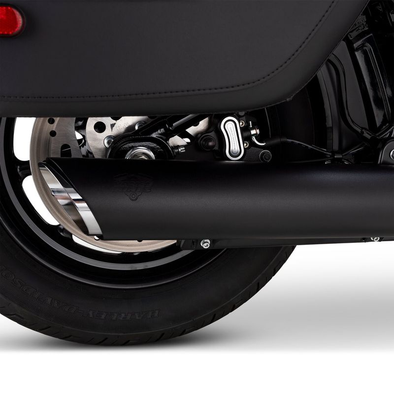 Slip-on ljuddämpare Vance & Hines Twin Slash svart