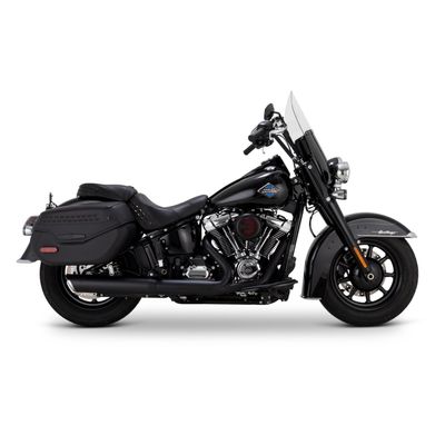 Slip-on ljuddämpare Vance & Hines Twin Slash svart